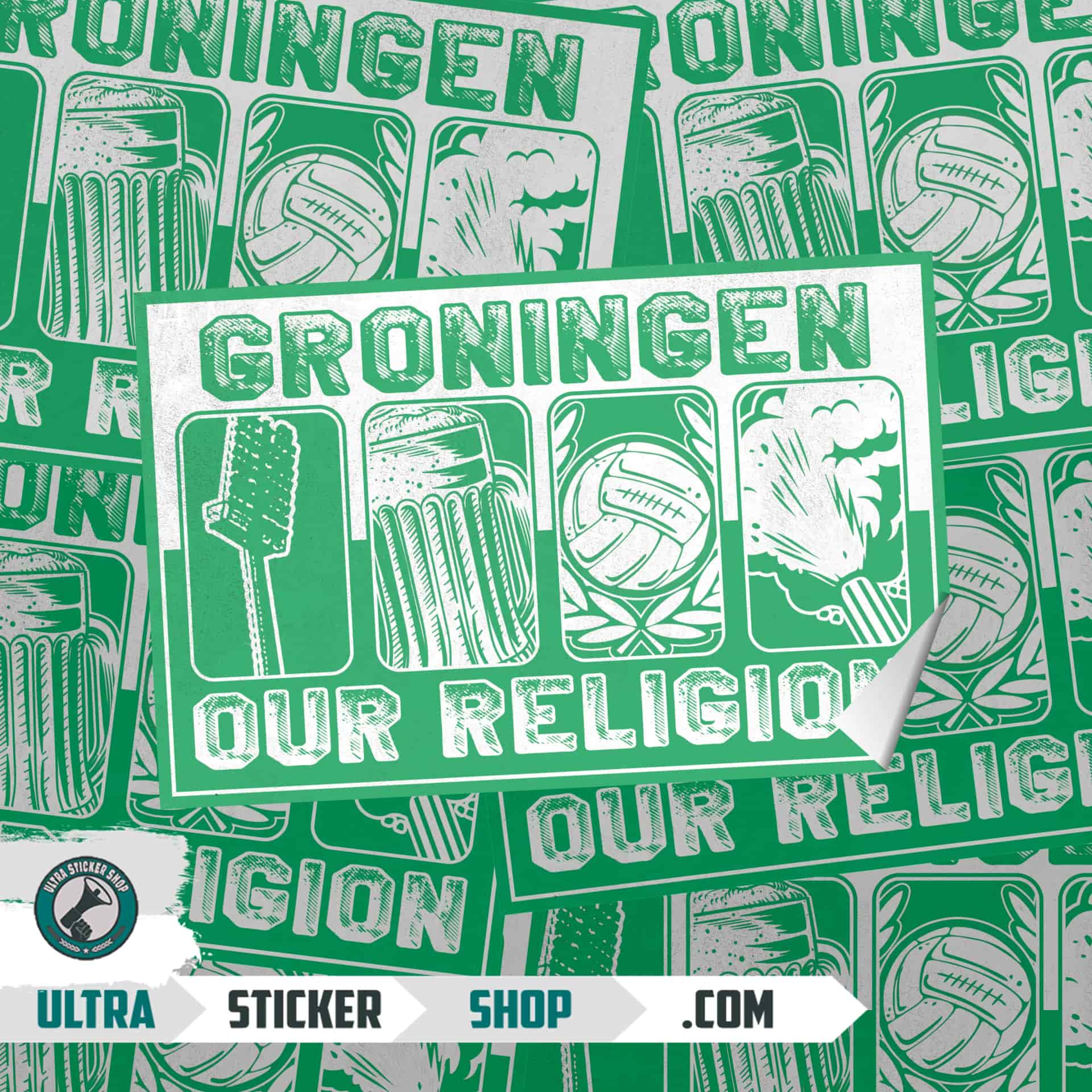 Groningen our religion Nálepky