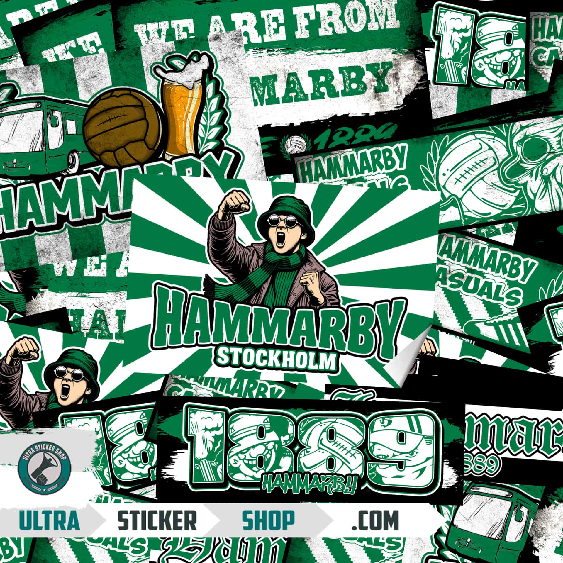 Hammarby IF Mikser nalepnica