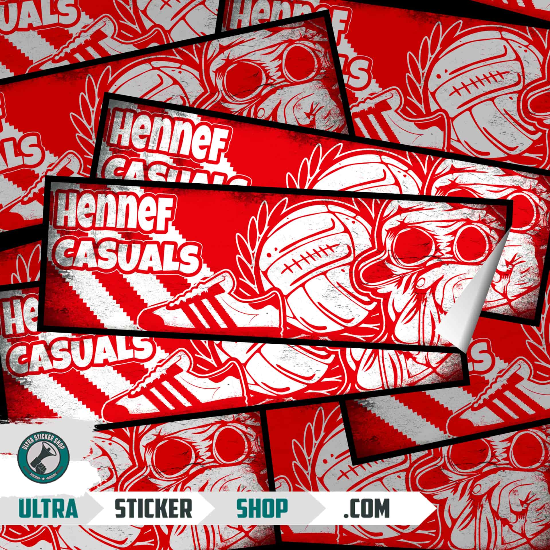 Hennef casuals Nalepke