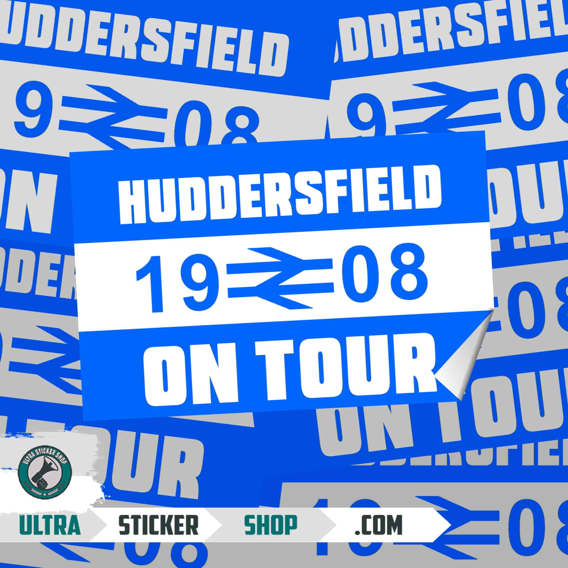 Huddersfield 1908 on tour Nalepnice