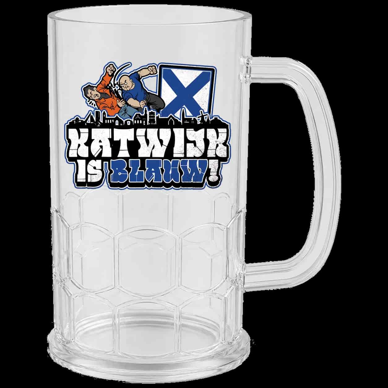 Katwijk is blauw! Bierkrug