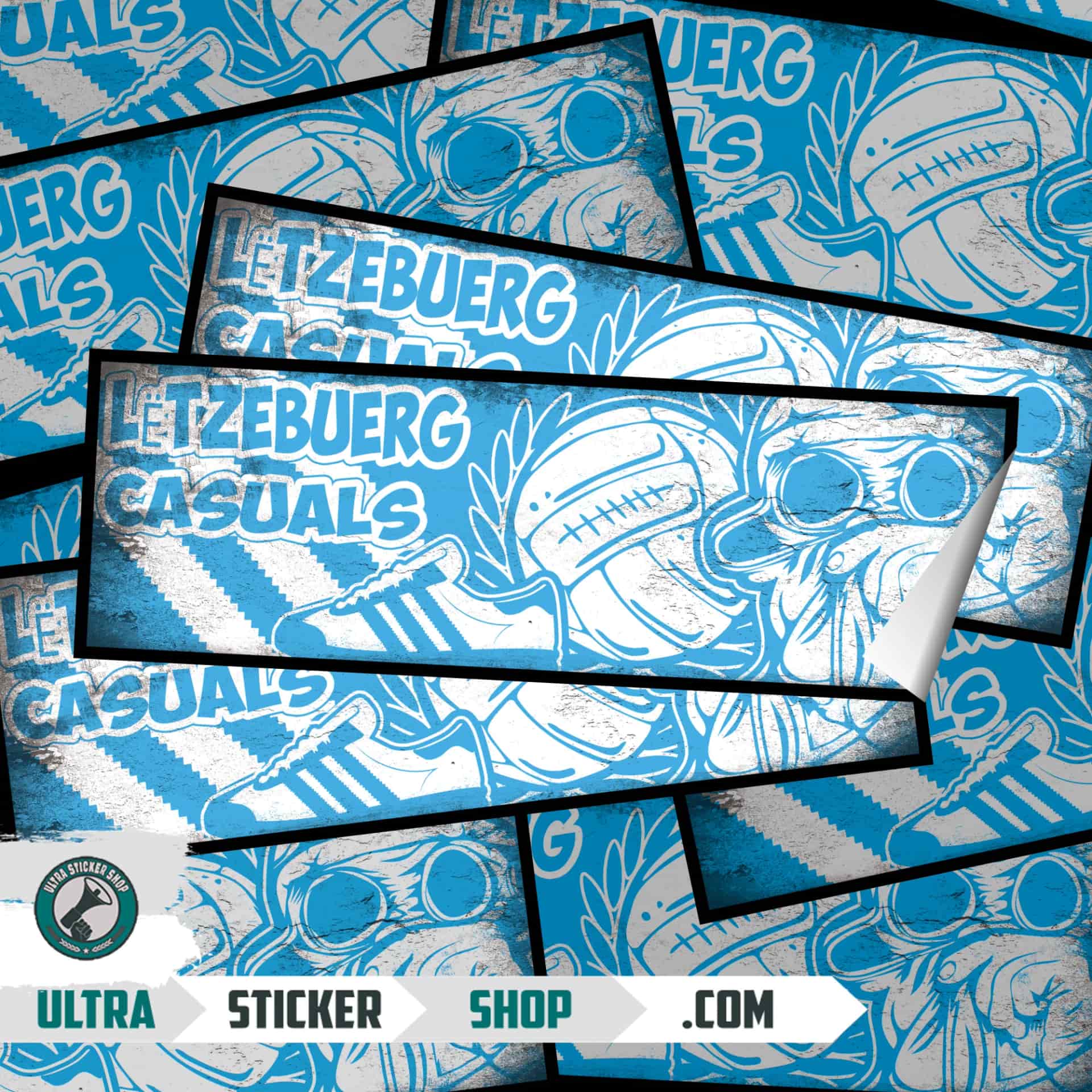 Lëtzebuerg casuals Aufkleber