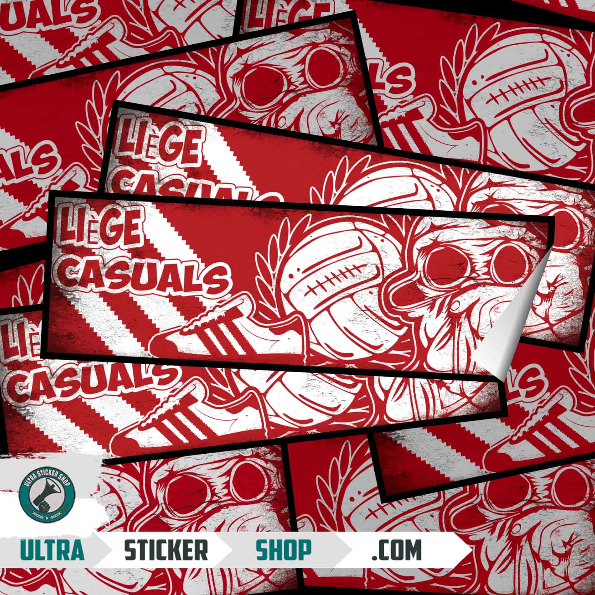 Liège casuals Adesivos
