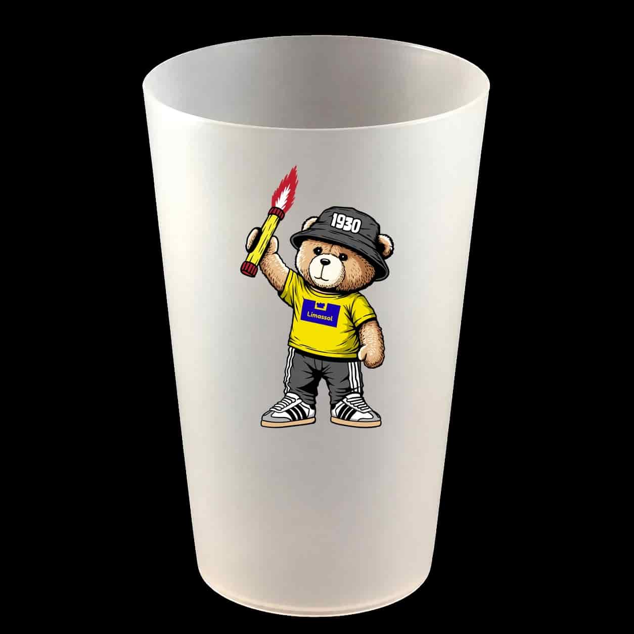 Limassol 1989 bear Twarda filiżanka