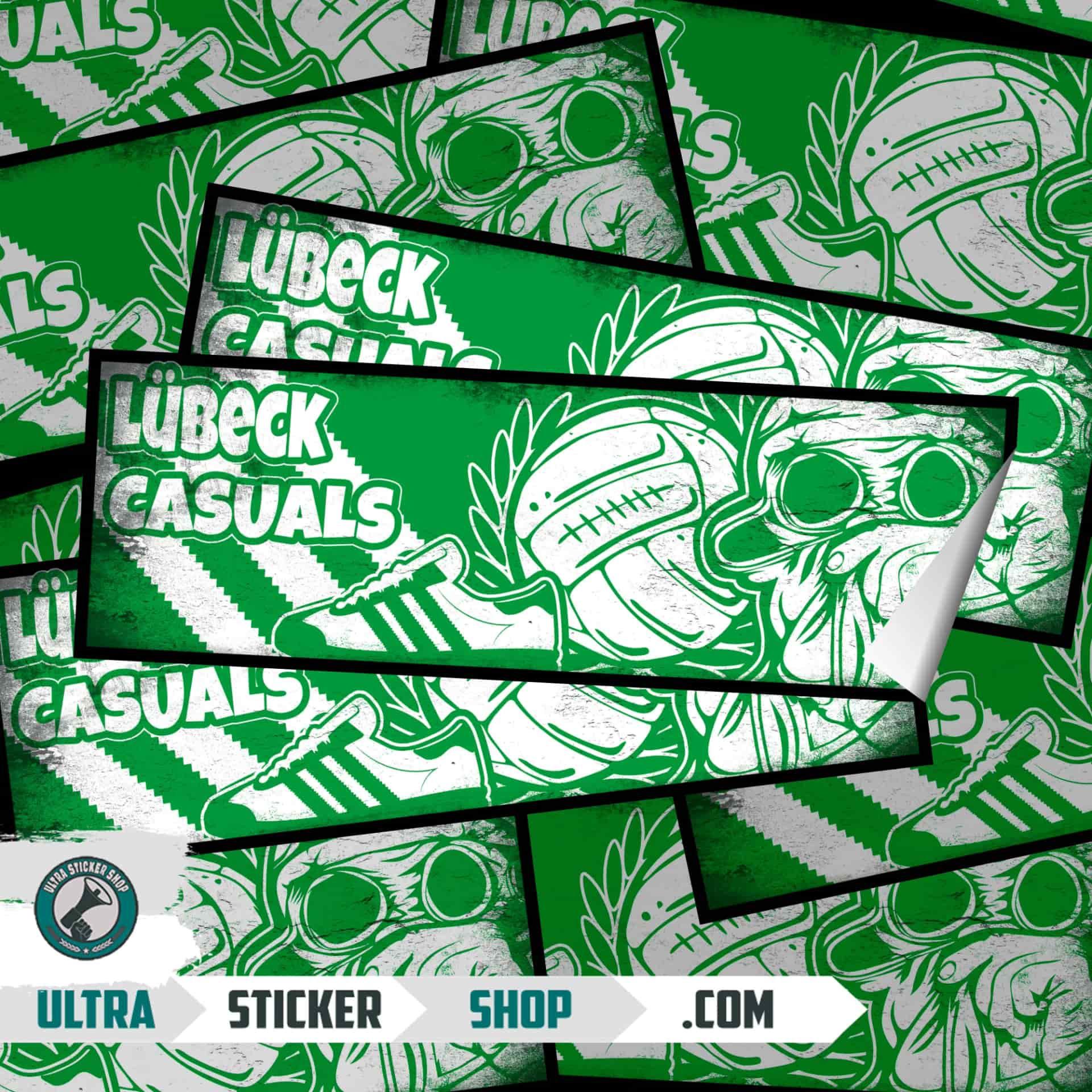 Lübeck casuals Klistremerker