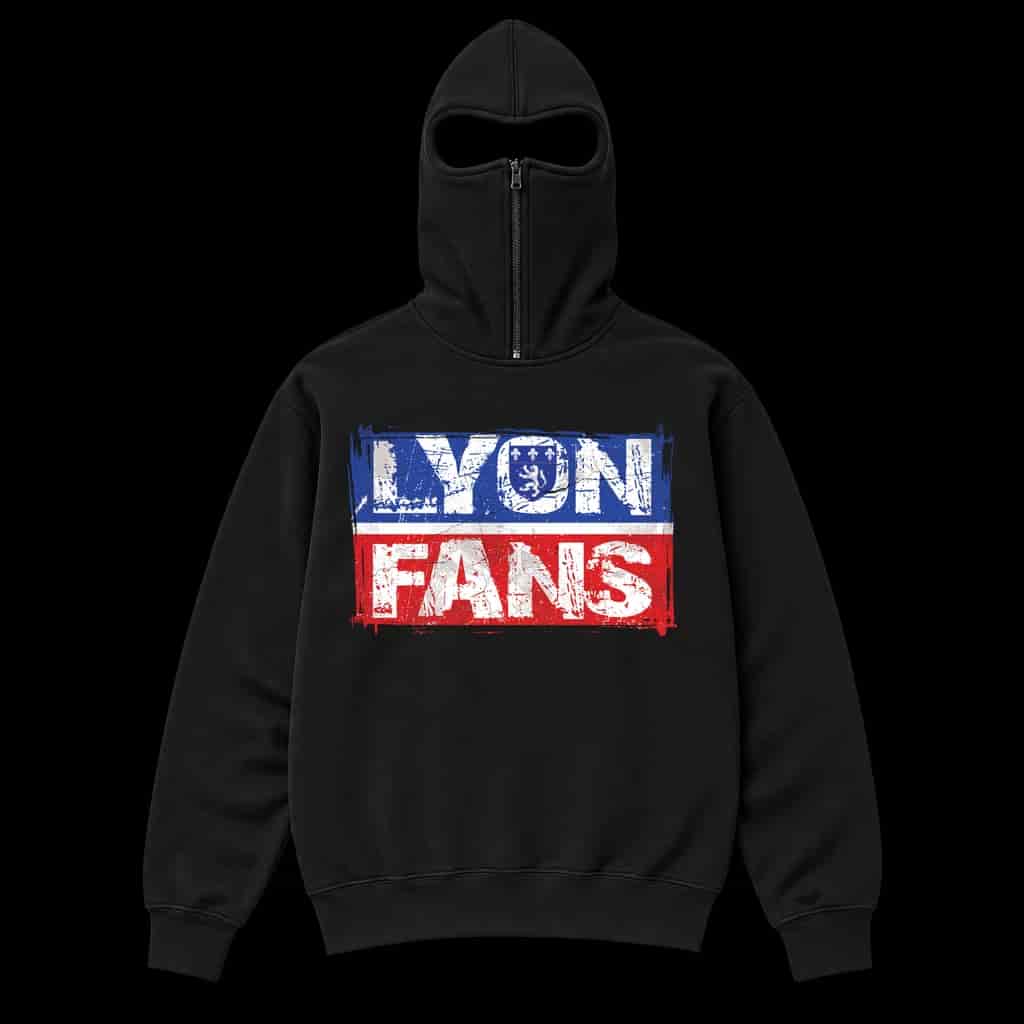 Lyon fans Ninja hettegenser