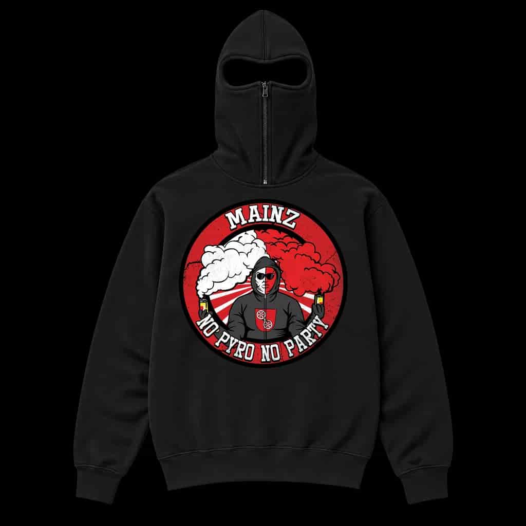 Mainz no pyro no party Ninja Hoodie