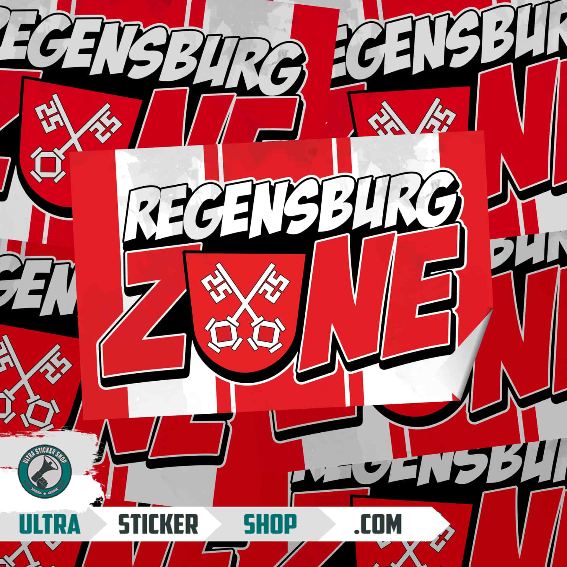 Regensburg zone Adesivos