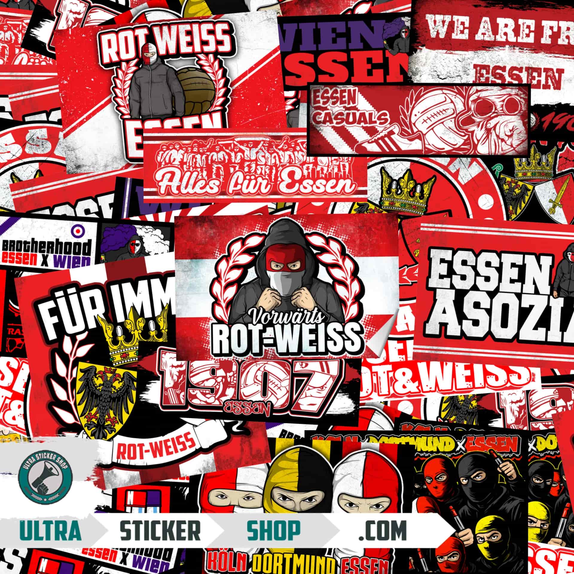 Rot Weiss Essen Sticker-Mix