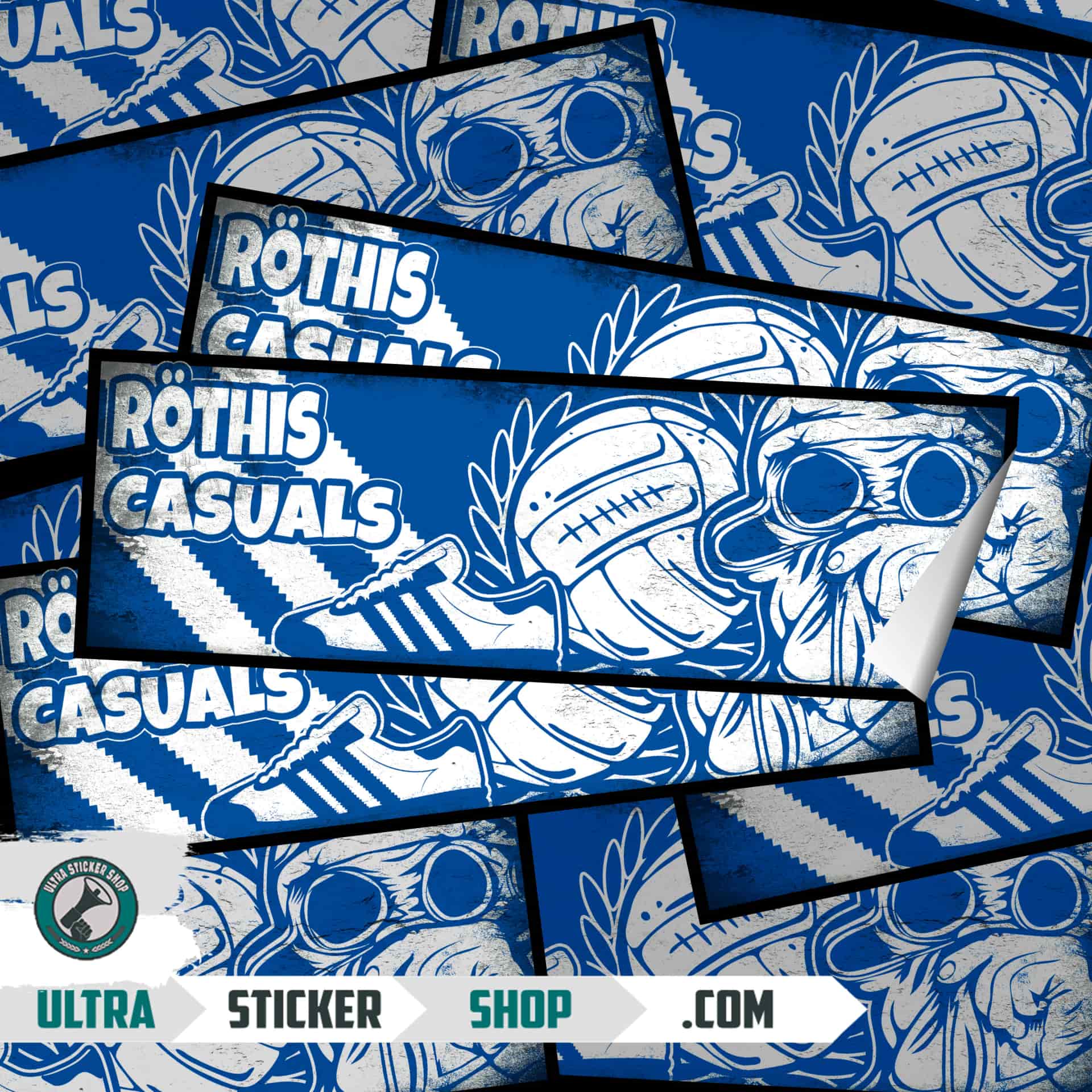 Röthis casuals Aufkleber
