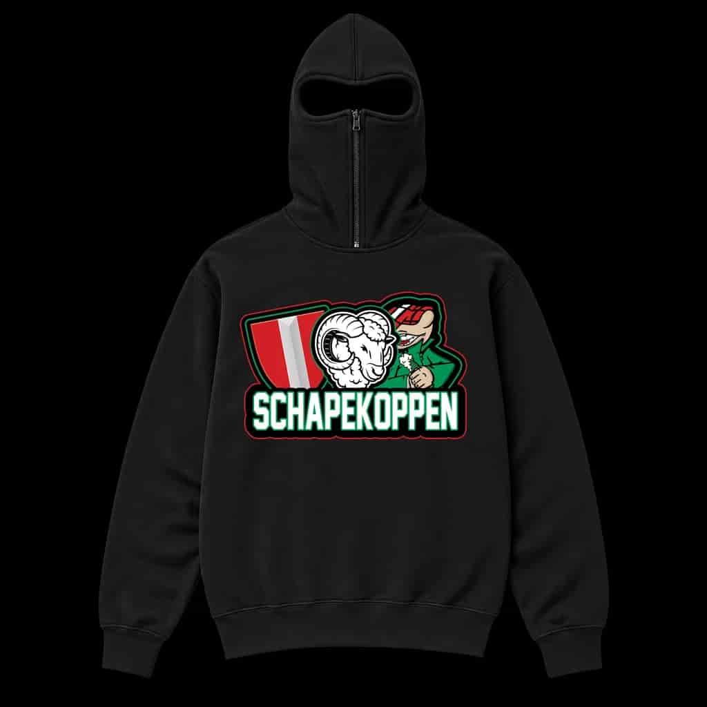 Schapekoppen Ninja Kapuzenpullover