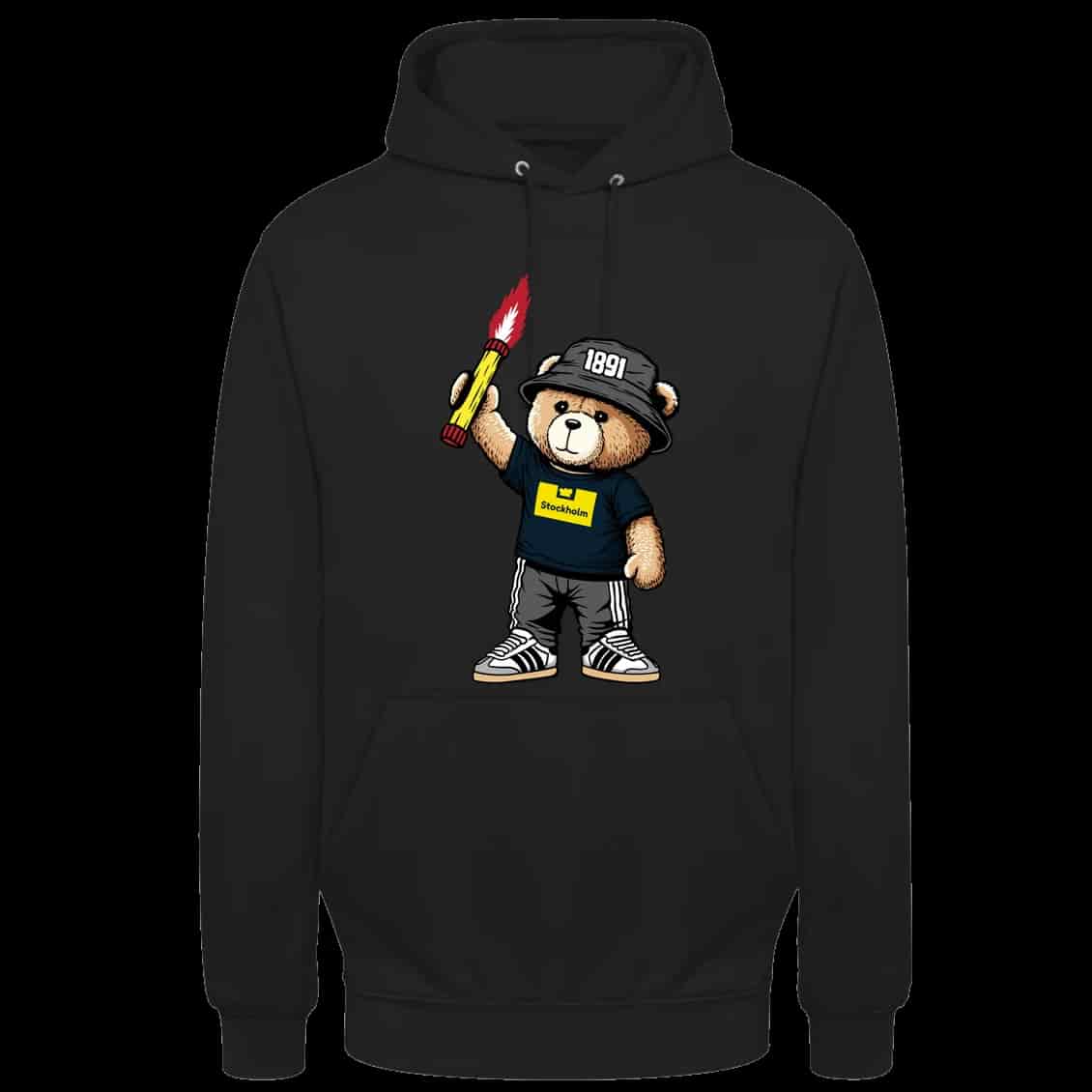 Solna 1891 bear Felpa con cappuccio
