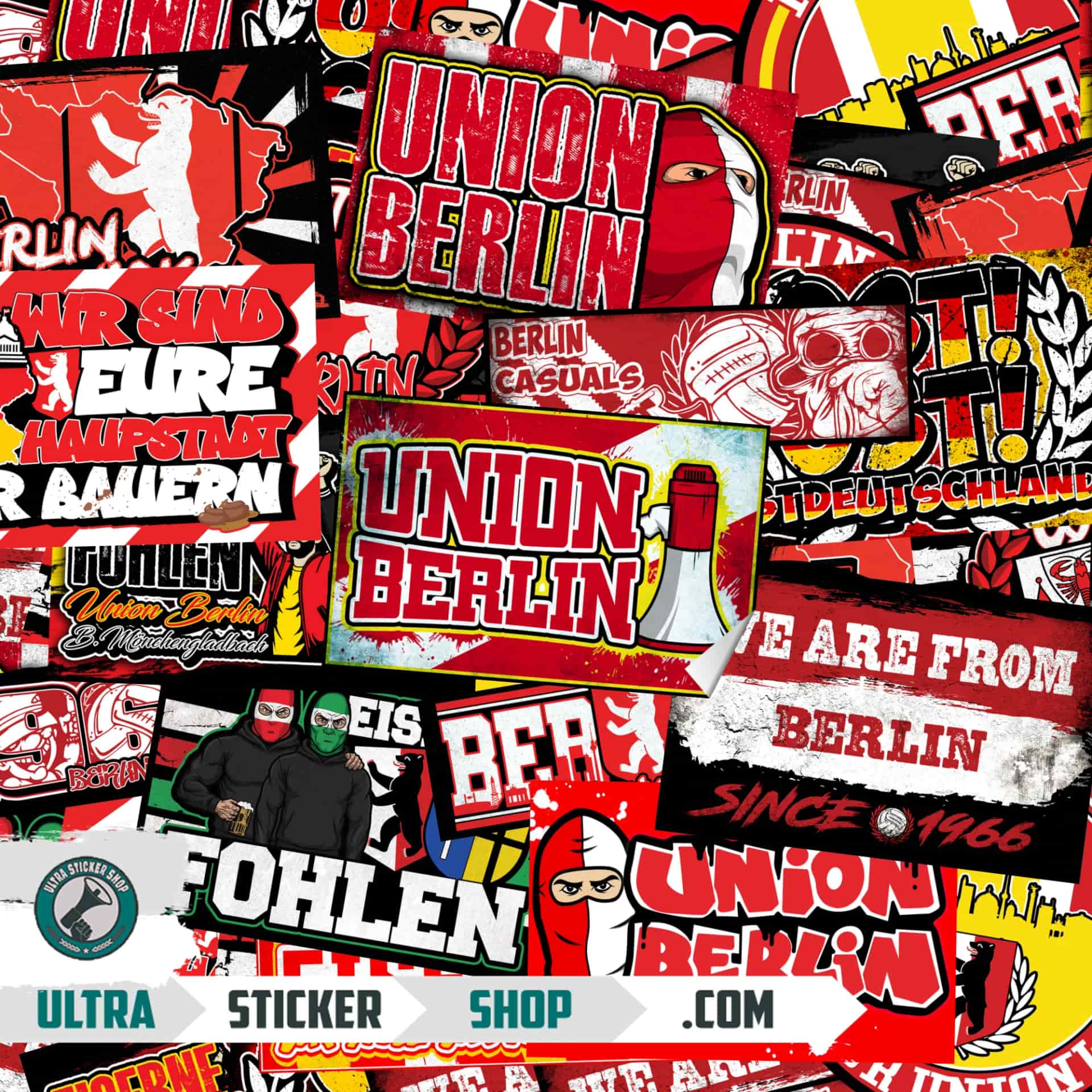 Union Berlin Aufkleber-Mix