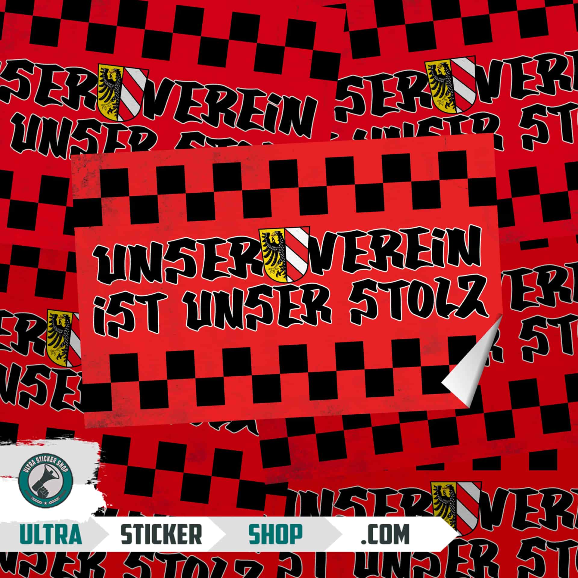 unser verein ist unser stolz Nalepnice