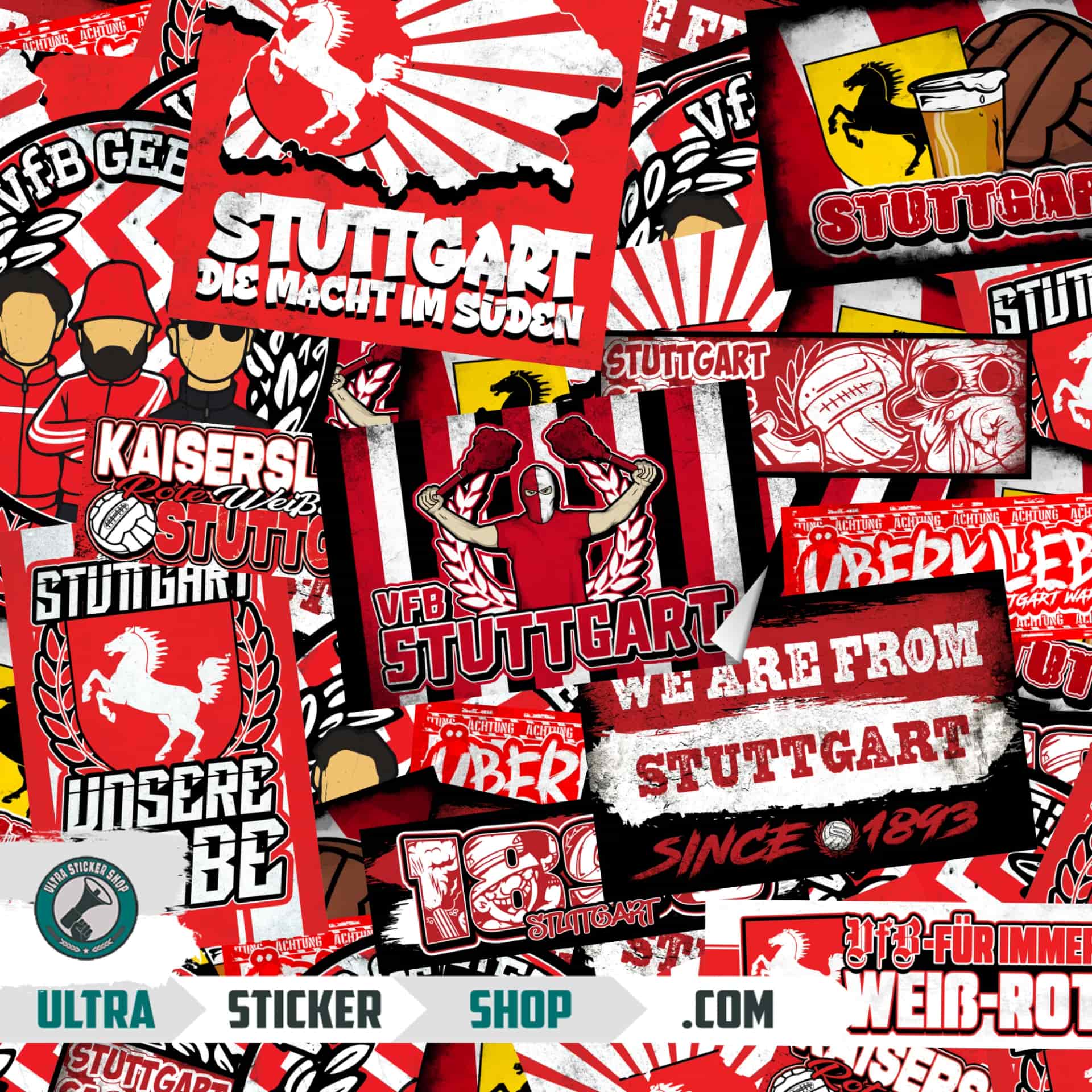 VfB Stuttgart Klistermærke-Mix