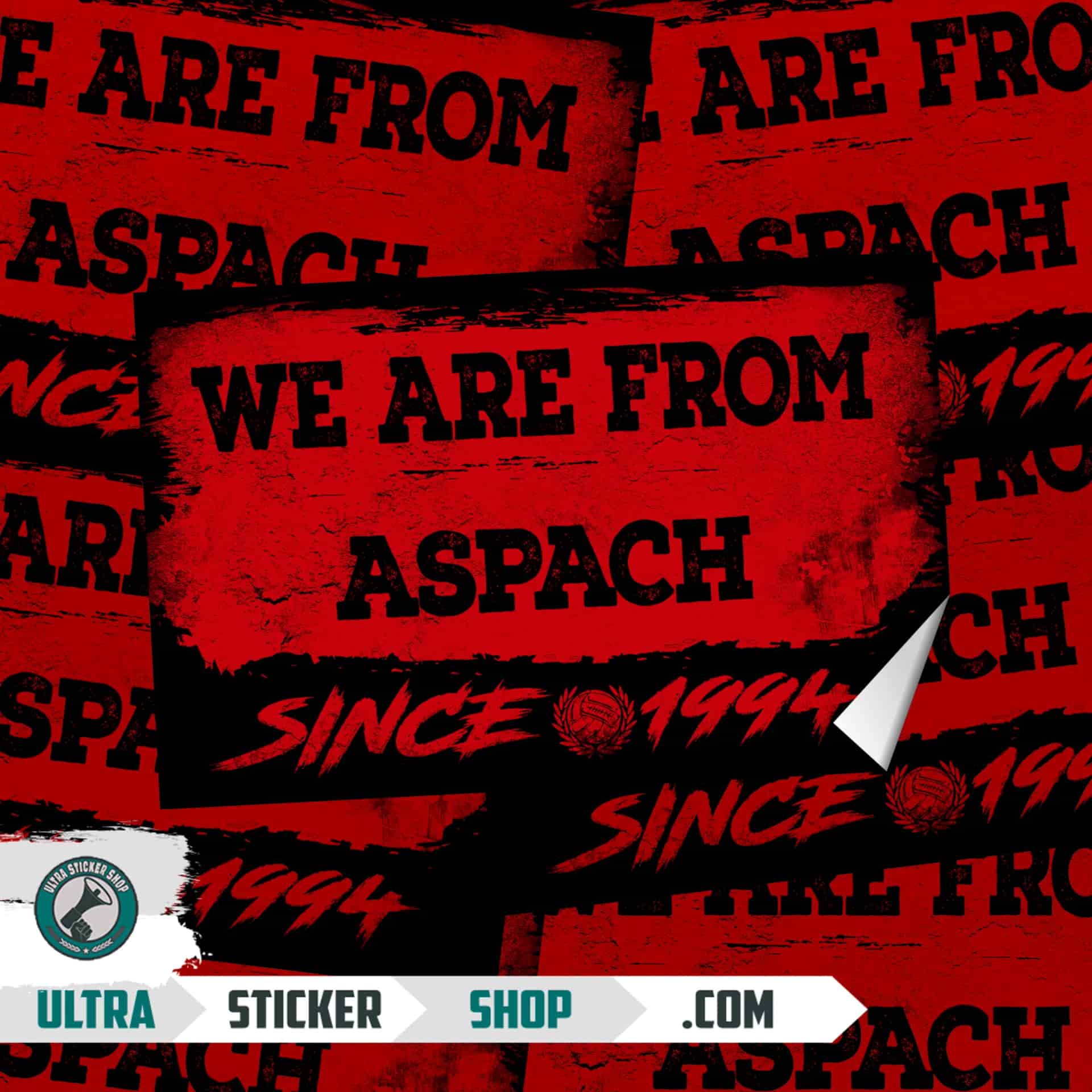 We Are From Aspach 1994 Adesivos
