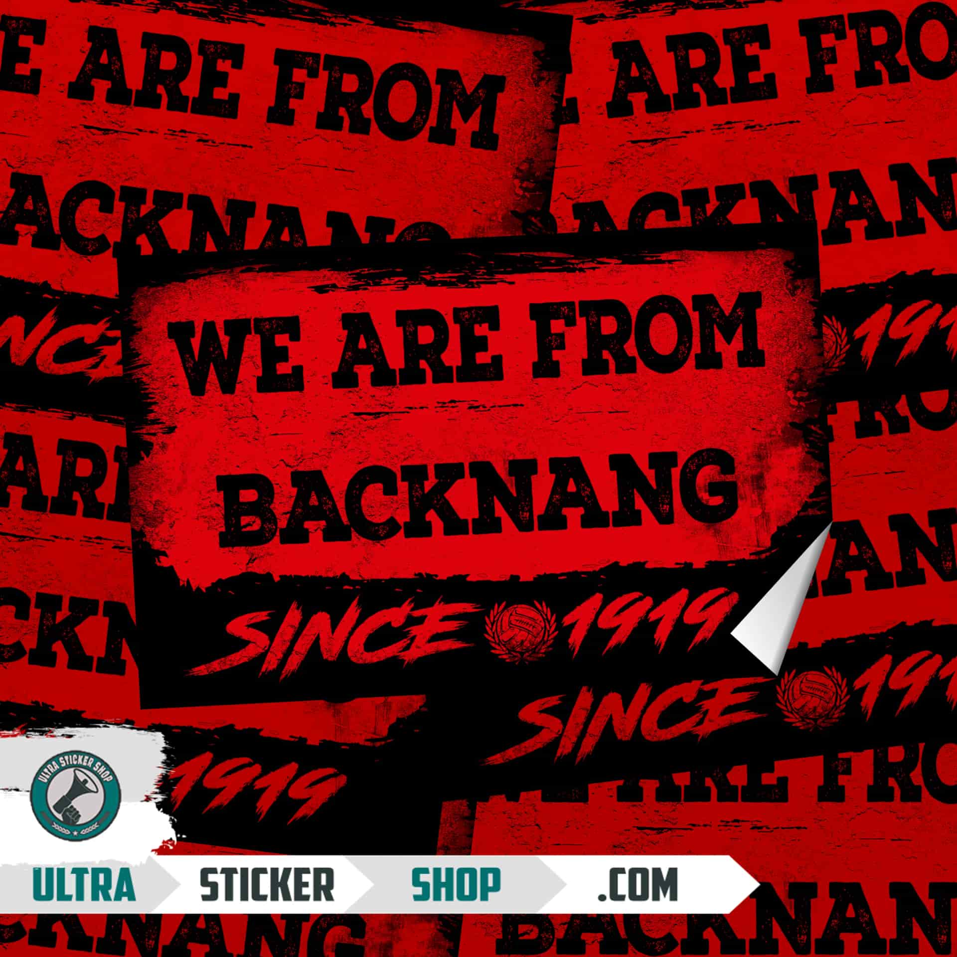 We Are From Backnang 1919 Autocolante