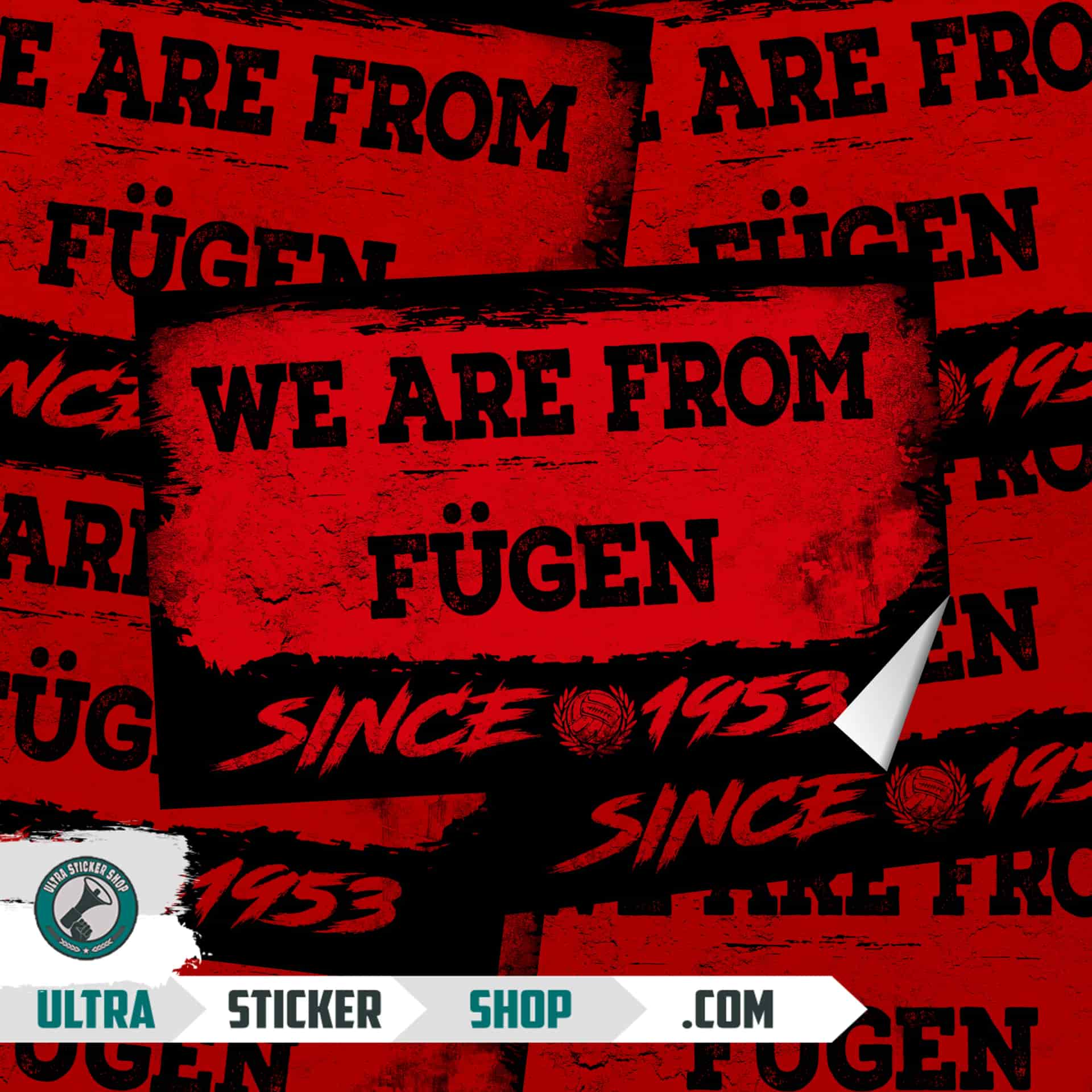 We Are From Fügen 1953 Nalepnice