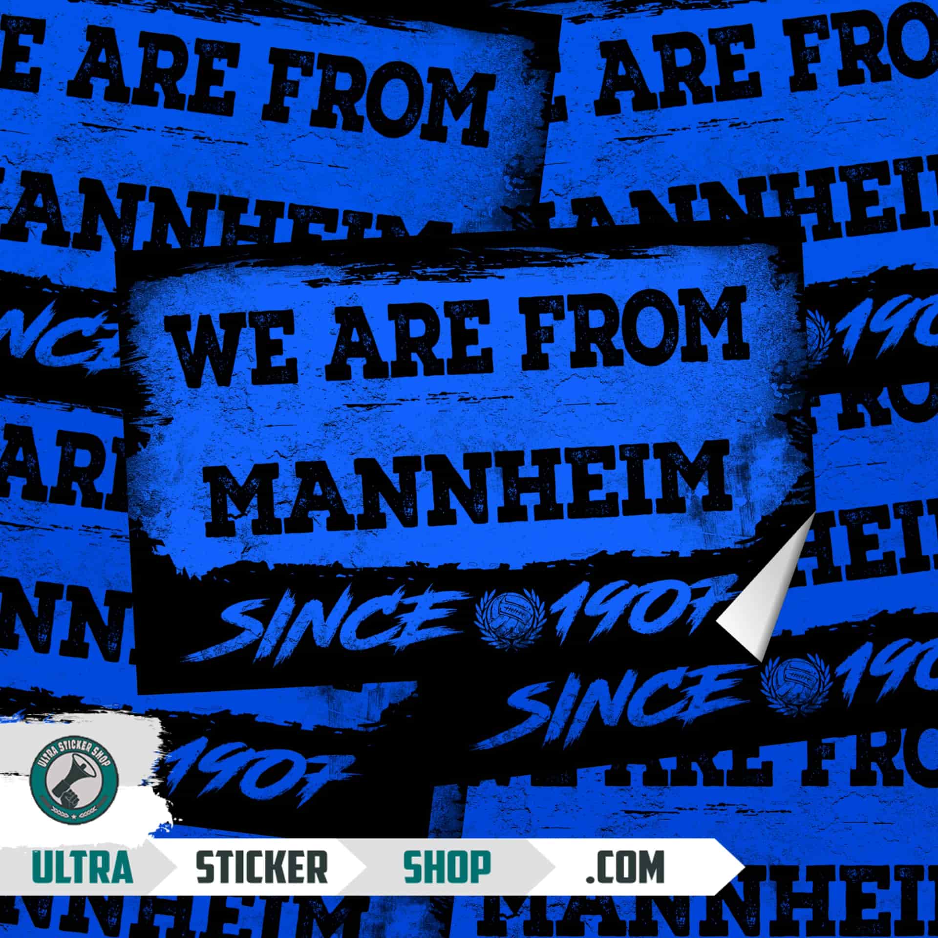 We are from Mannheim since 1907 Αυτοκόλλητα