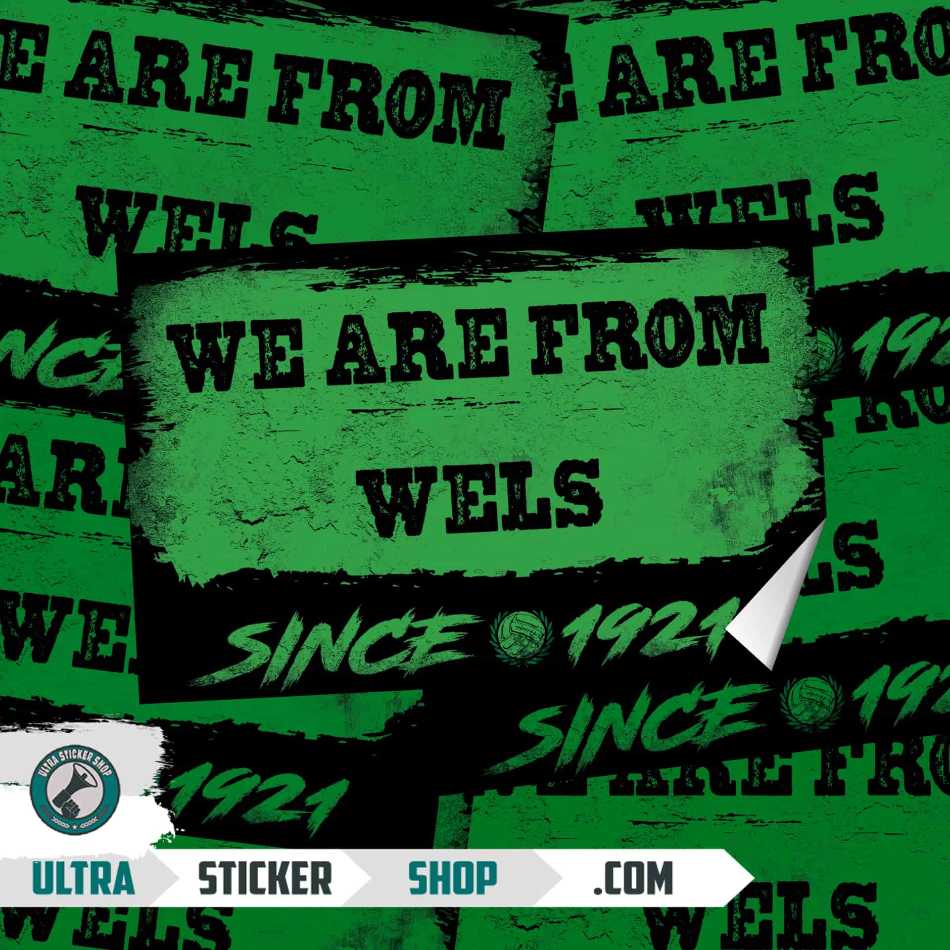 We are from Wels since 1921 Adesivi