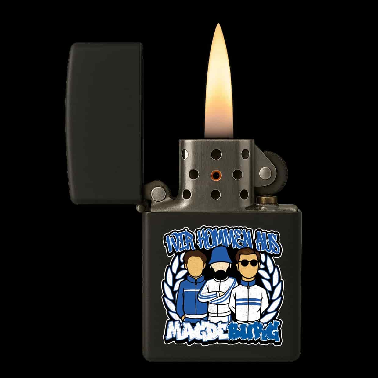 Wir kommen aus Magdeburg Zapalovač