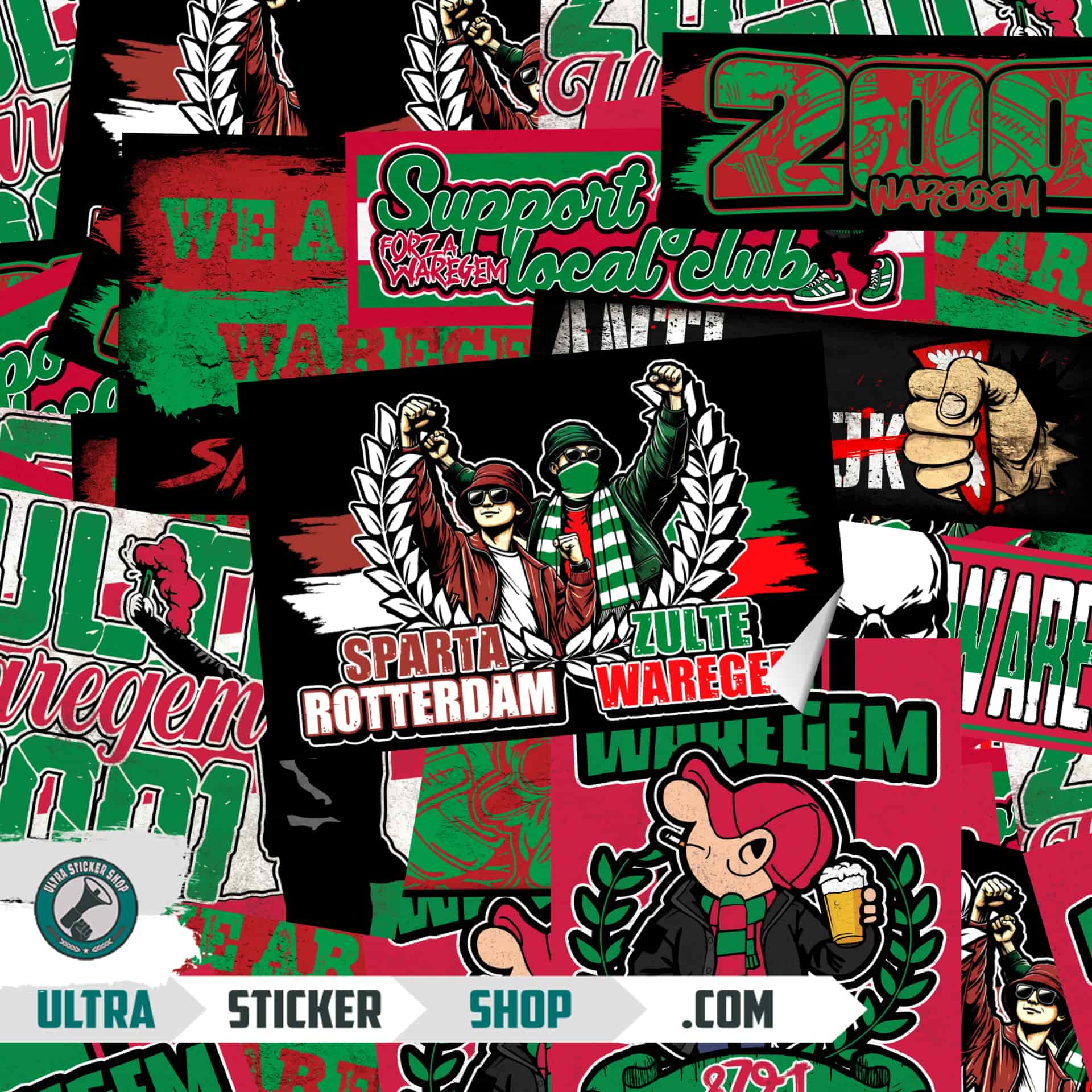 Zulte Waregem Mješavina naljepnica