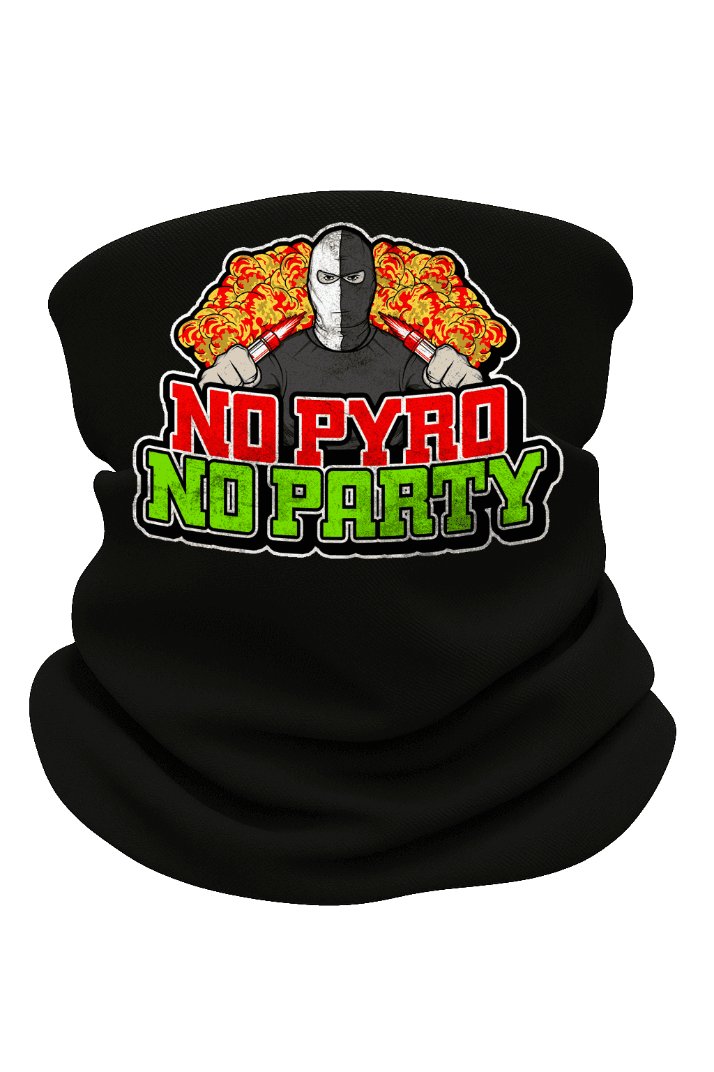 No pyro no party Halswärmer