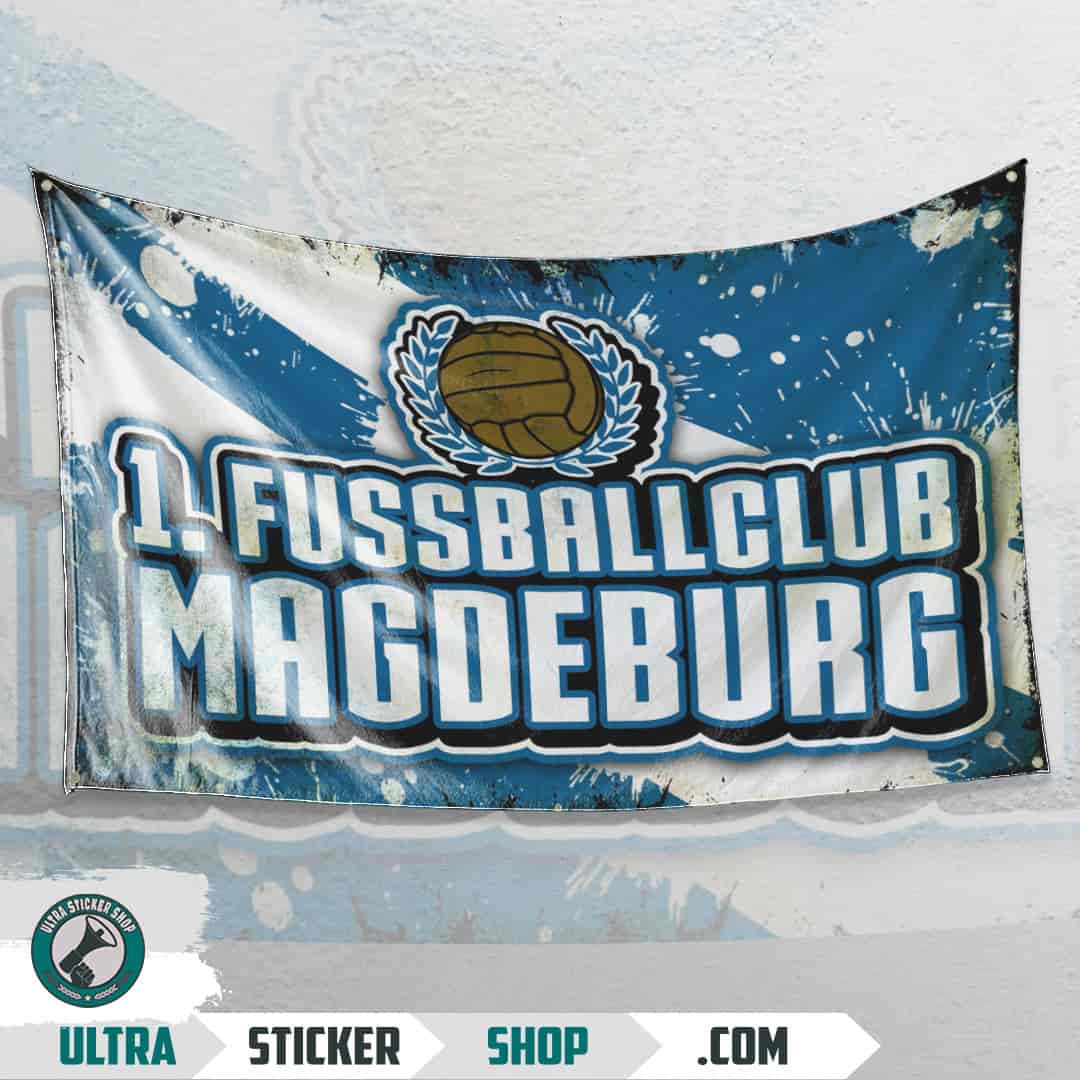 1. Fussbalclub Magdeburg Vlajka