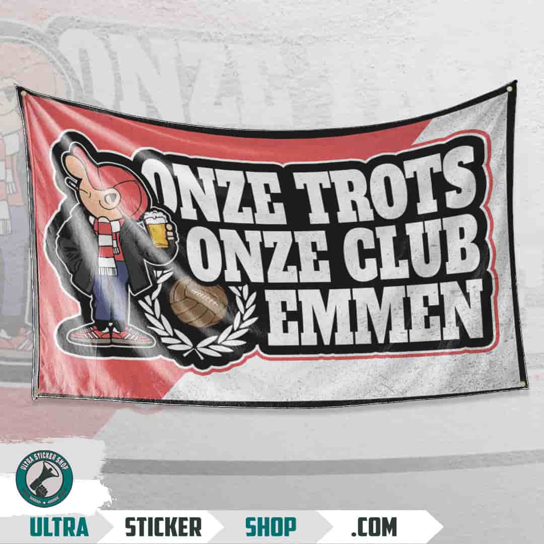 onze trots onze club Emmen Zastava