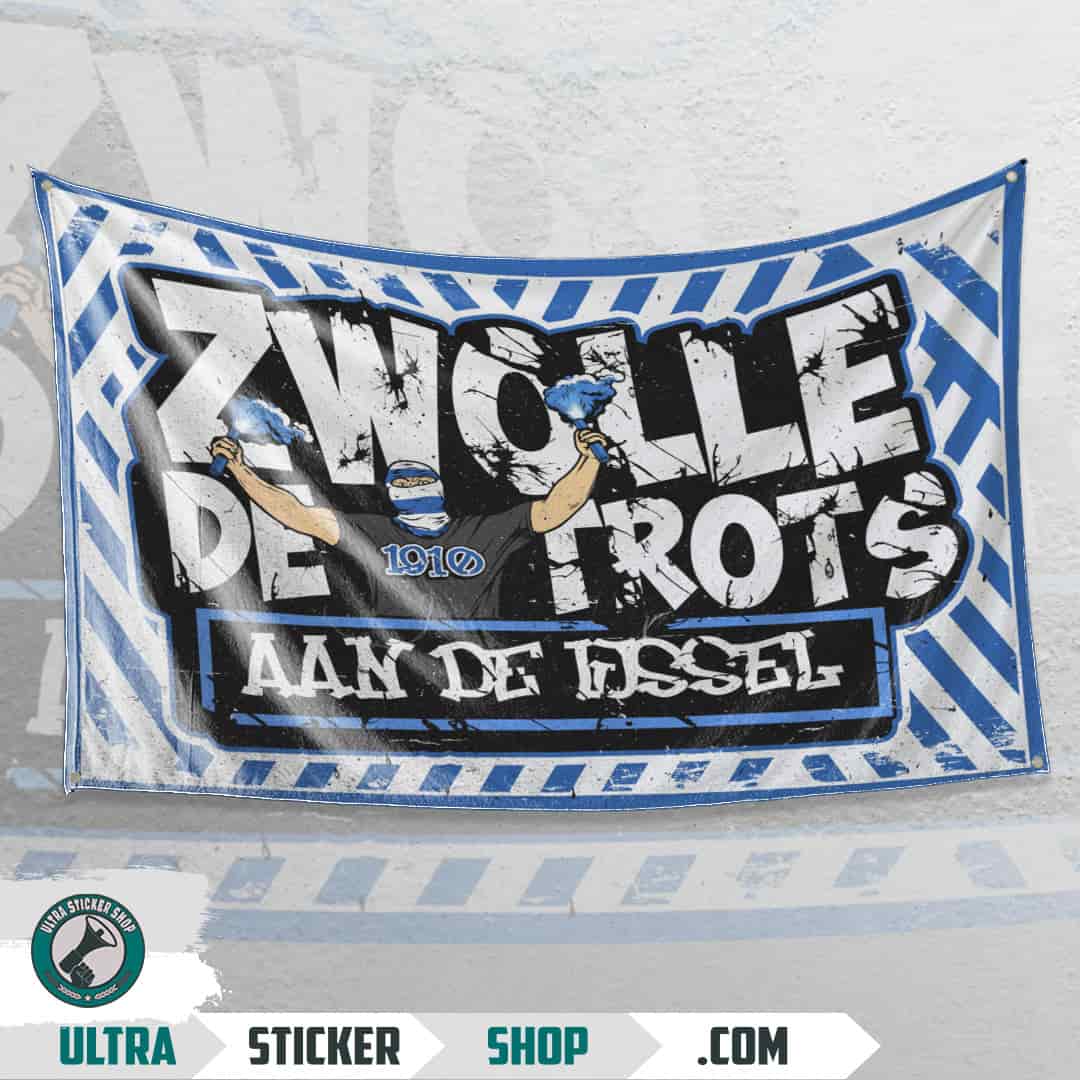 Zwolle de trots aan de ijssel Flagga