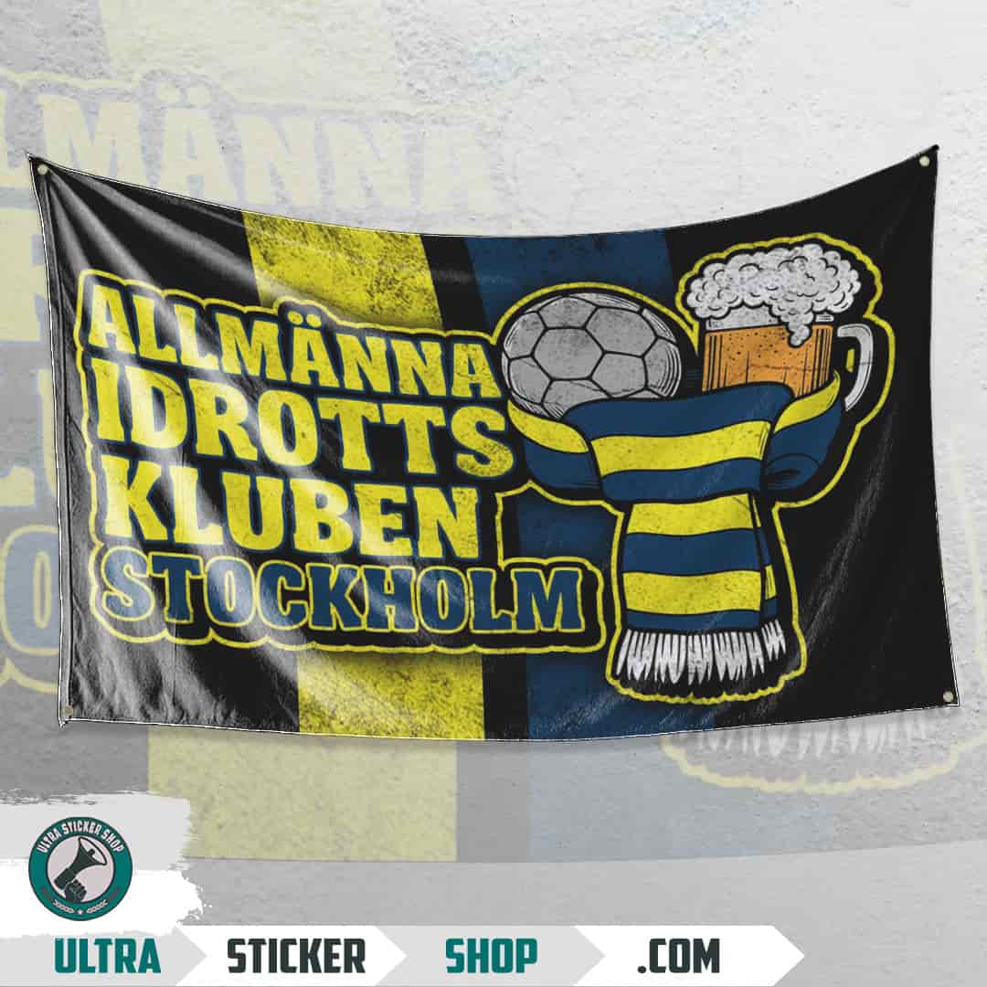 ALLMÄNNA IDROTTSKLUBBEN STOCKHOLM Zastava