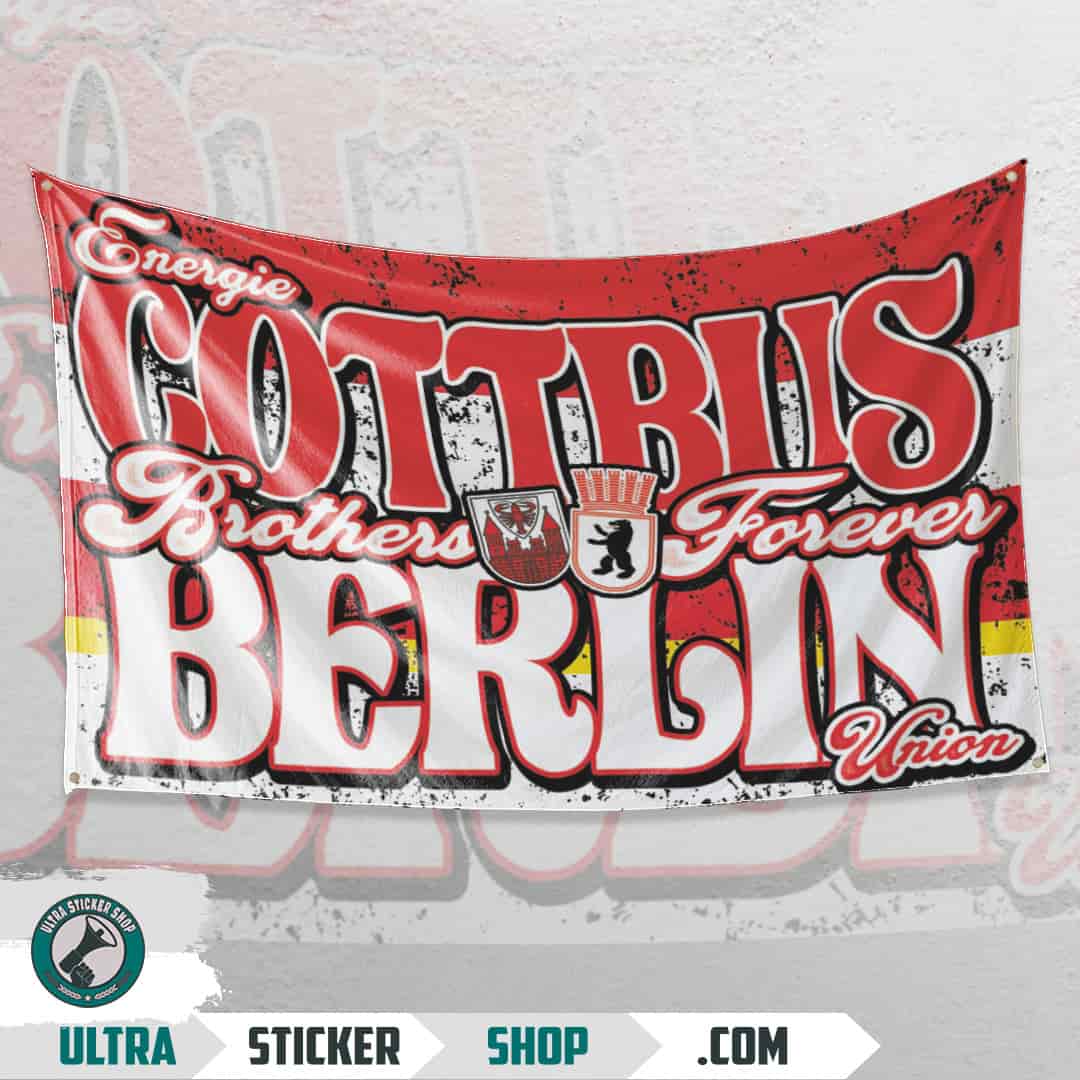Energie Cottbus Brothers Forever Berlin union Vlajka