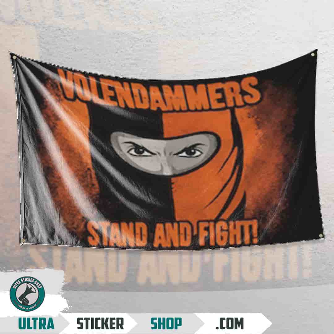 Volendammers stand and fight Flagge