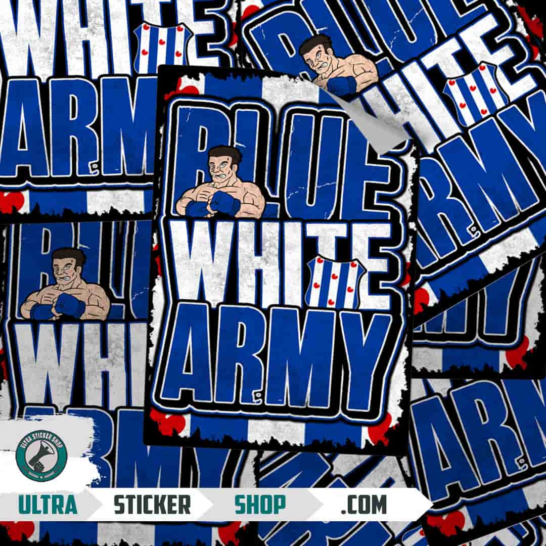 Blue white army Pegatinas