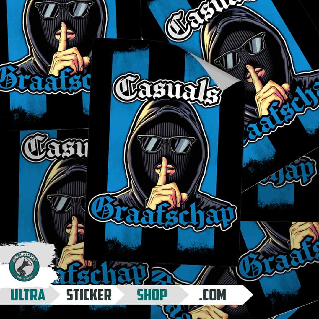 Casuals Graafschap Adesivos