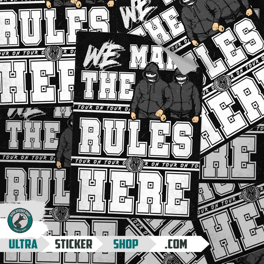 We make the rules here Aufkleber