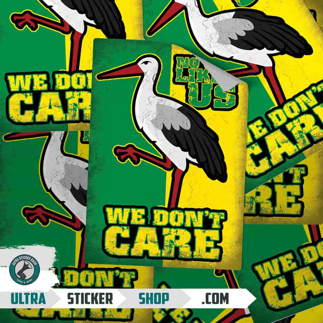 No one likes us we don't care- Den Haag Nalepnice