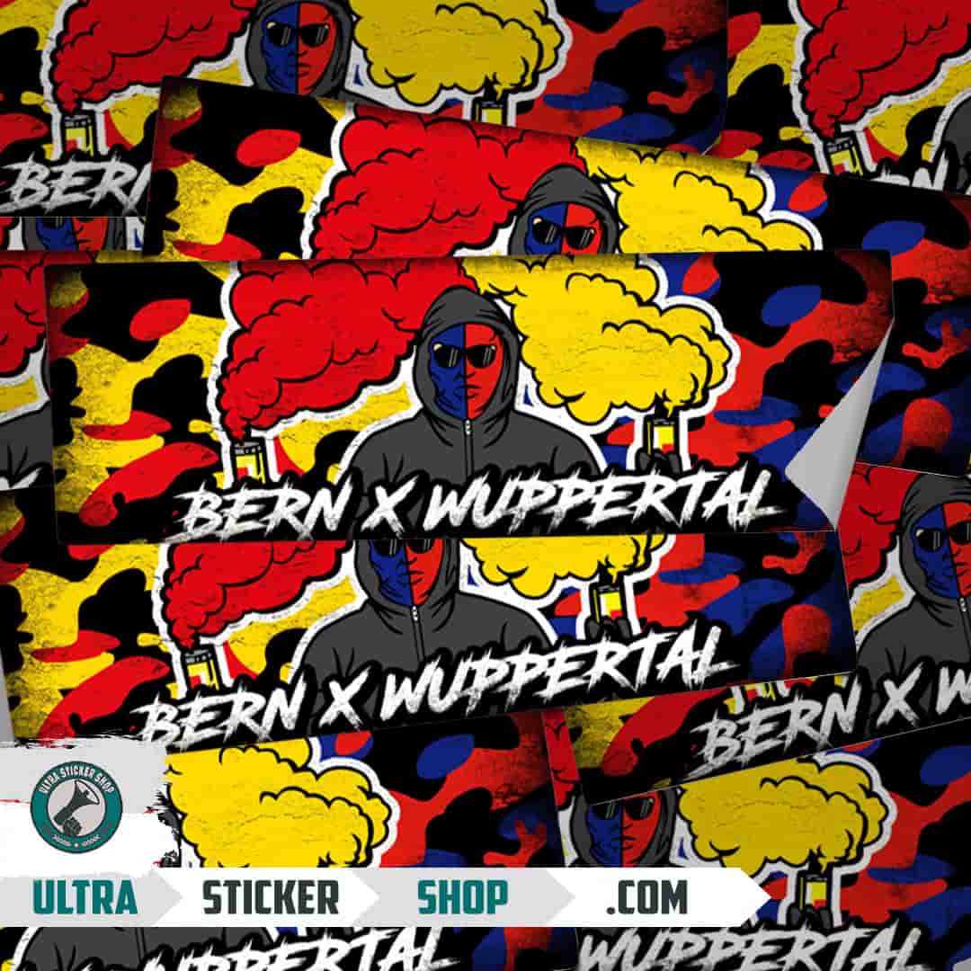 Bern X Wuppertal Klistremerker