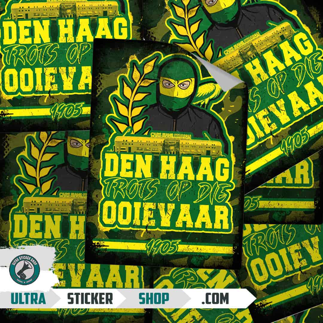 Den Haag trots op die ooievaar Nálepky
