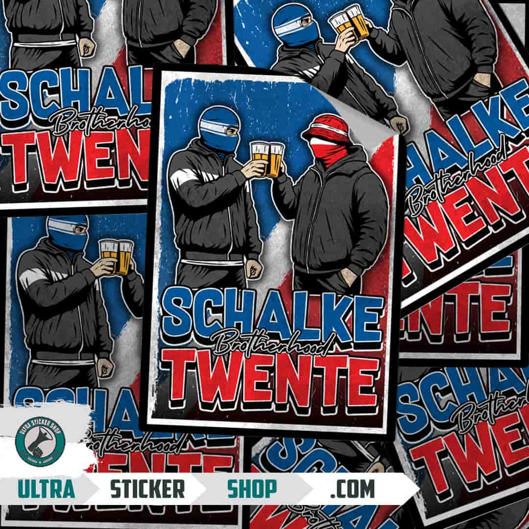 Schalke Brotherhood Twente Naljepnice