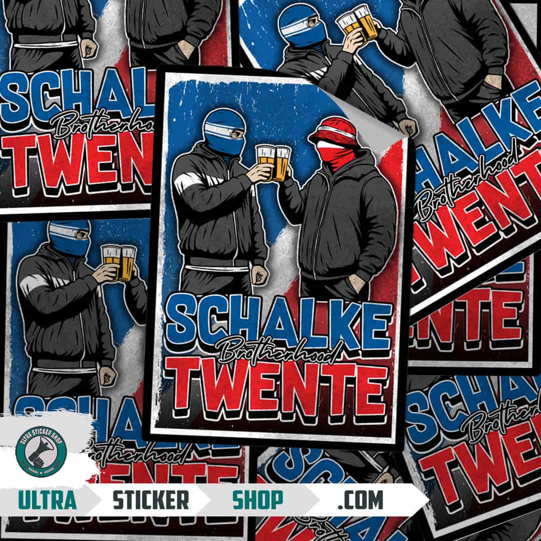 Schalke Brotherhood Twente Naljepnice
