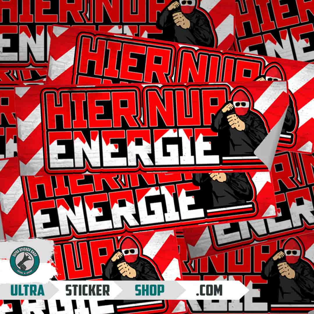 Hier nur Energie Nálepky