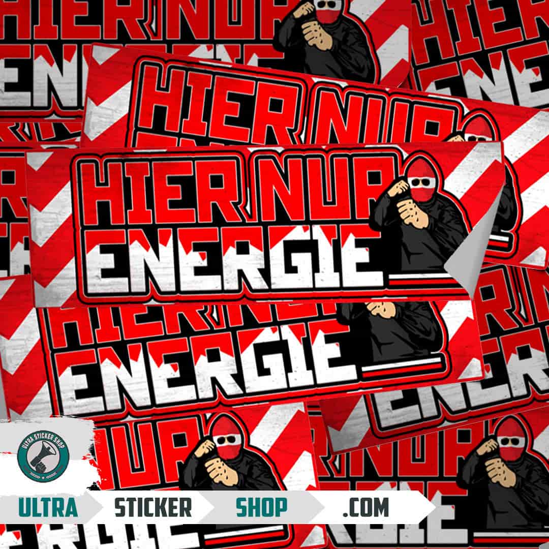 Hier nur Energie Nálepky