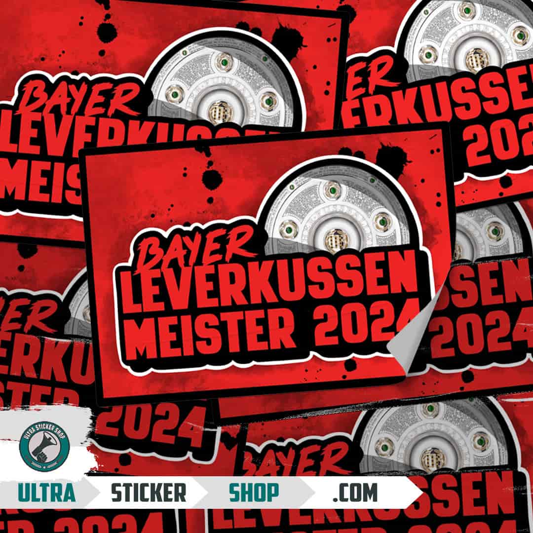 Bayer Leverkusen meister 2024 Nálepky