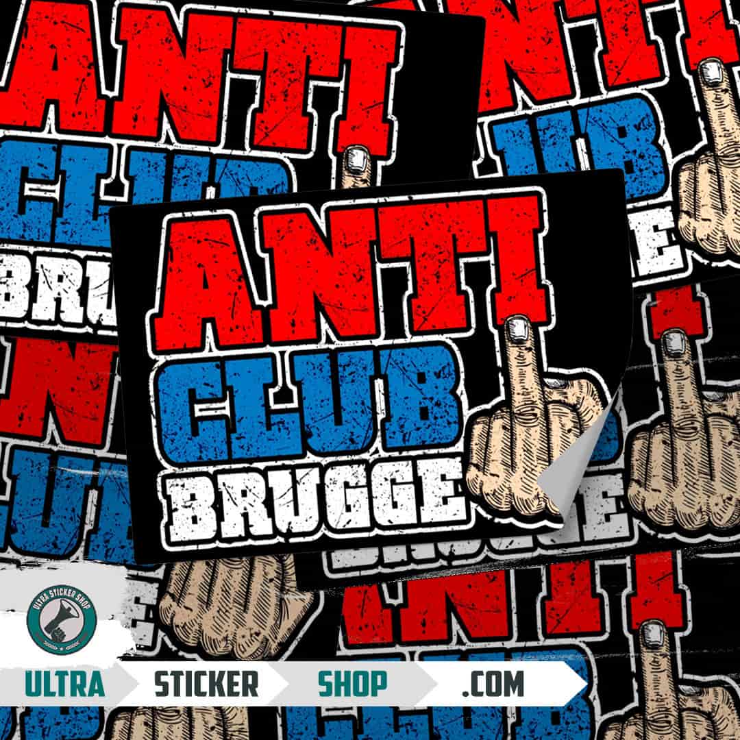 Anti club Brugge Nalepnice