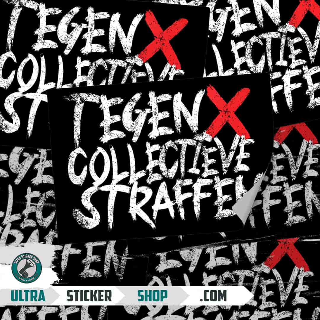 Tegen collectieve straffen Stickers