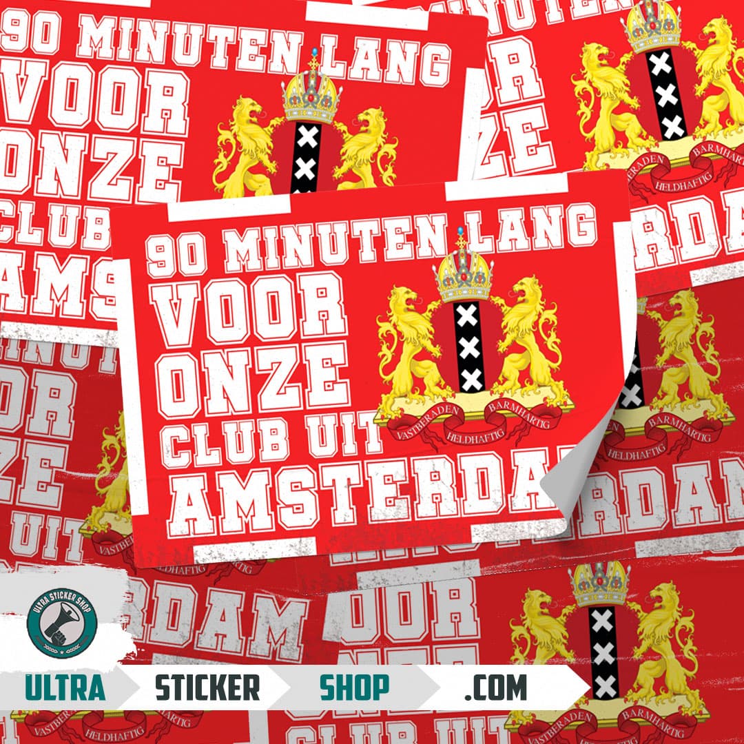 90 minuten lang voor onze club uit Amsterdam