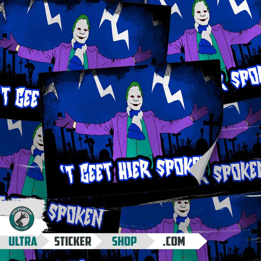 't geet hier spoken Adesivos