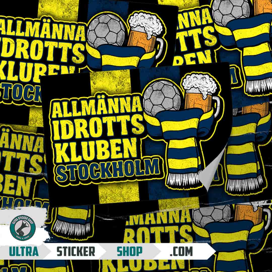 ALLMÄNNA IDROTTSKLUBBEN STOCKHOLM Naljepnice