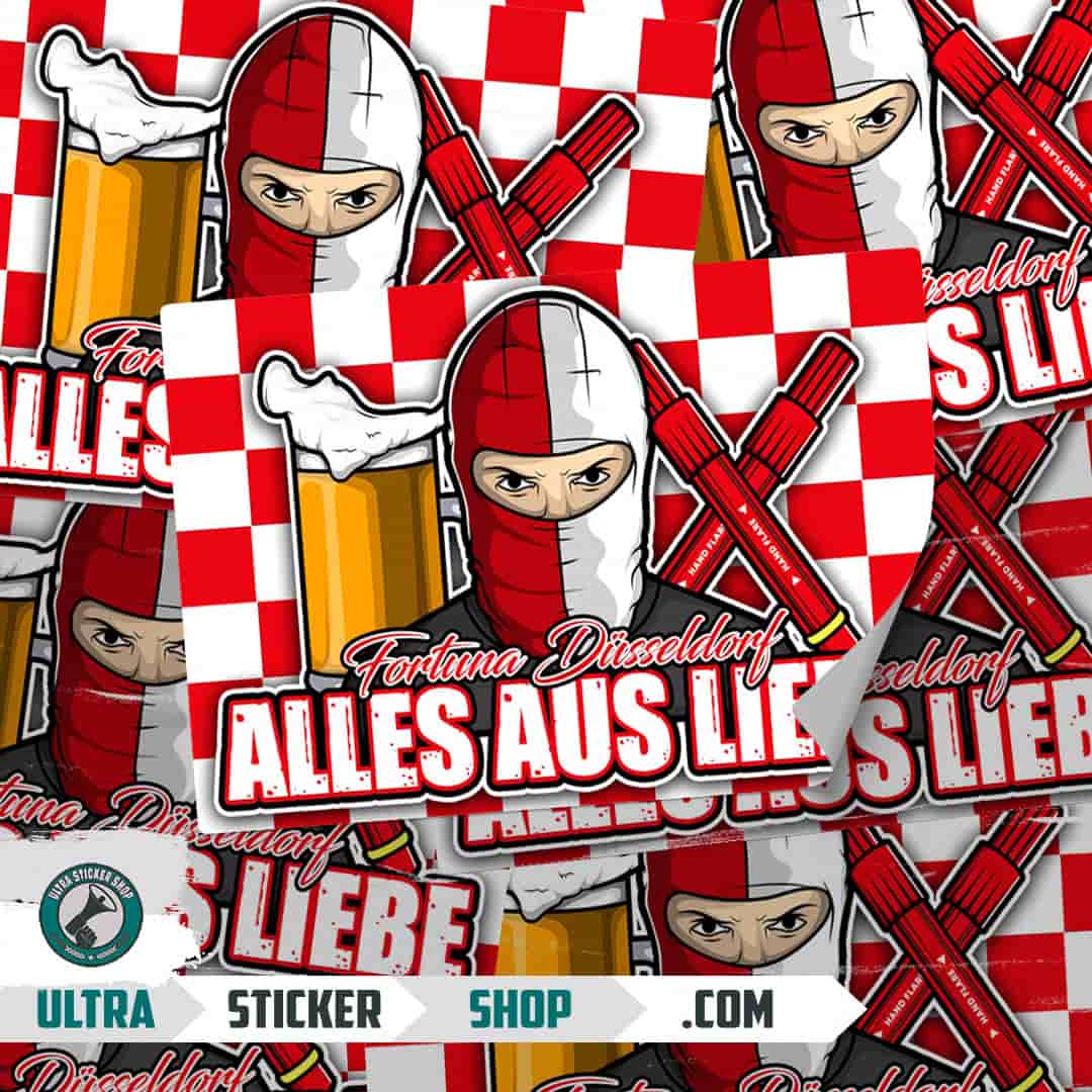Alles aus liebe Fortuna Düsseldorf Nalepnice